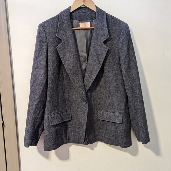 Vintage Pendelton Virgin Wool Blazer Jacket Academia Preppy Classic Heritage - Picture 7 of 7